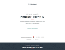 Tablet Screenshot of pomahame.helppes.cz